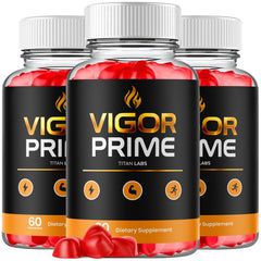 (3 Pack) Vigor Prime Gummy Advanced Male Support Formula VigorPrime 180 Gummies