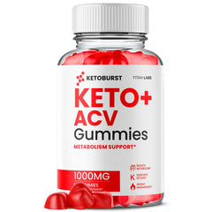 (1 Pack) Keto Burst ACV Gummys 1000MG Advanced KetoBurst Supplement 60 Gummies