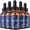 Image of (5 Pack) Gluco Mild Drops Blood Health Support Supplement GlucoMild 150 Servings