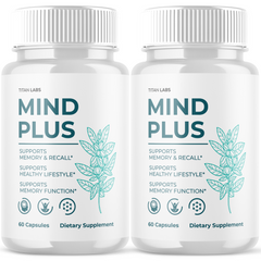(2 Pack) Mind Plus Pills Nootropic Natural Brain Supplement MindPlus 120 Capsule