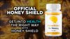 Image of (3 Pack) Honey Shield Nootropic Natural Brain Support HoneyShield 180 Capsules