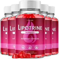 (5 Pack) Lipotrine ACV Gummys 1000MG Advanced Supplement Lipo Trine 300 Gummies