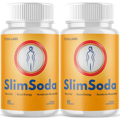 (2 Pack) SlimSoda Advanced Energy & Fitness Support Formula Slim Soda 120 Capsules