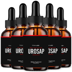 (5 Pack) Urosap Advanced Male Health Support Drops Urosap Vitamin Supplement 150 Servings