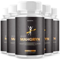 (5 Pack) Mahgryn Advanced Energy & Fitness Formula Vitamin Mahg Ryn 300 Capsules