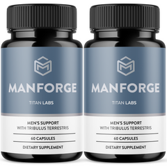 (2 Pack) Manforge Advanced Male Health Support Supplement Man Forge 120 Capsules