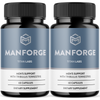 Image of (2 Pack) Manforge Advanced Male Health Support Supplement Man Forge 120 Capsules