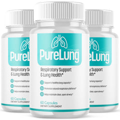 (3 Pack) PureLung Advanced Respiratory Health Support Formula Pure Lung 180 Capsules