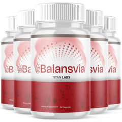 (5 Pack) Balansvia Advanced Blood Support Max Supplement Balans Via 300 Capsules