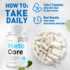 Image of (3 Pack) Meta Core Advanced Energy & Fitness Support Formula MetaCore 180 Capsules