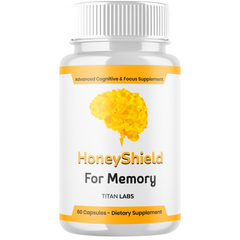 (1 Pack) Honey Shield Nootropic Natural Brain Support HoneyShield 60 Capsules