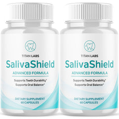 (2 Pack) SalivaShield Oral Probiotic Pills for Healthy Teeth & Gums 120 Capsules