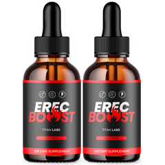 (2 Pack) Erec Boost Male Support Drops Advanced ErecBoost Supplement 60 Servings