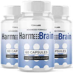 (3 Pack) Harmo Brain Nootropic Natural Brain Supplement HarmoBrain 180 Capsules