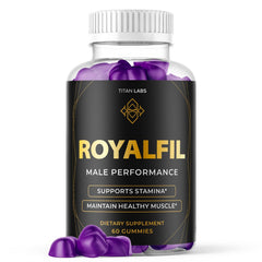 (1 Pack) Royalfil ACV Gummys Male Health Support Formula Royal Fil 60 Gummies