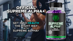 (2 Pack) Supreme Alpha Gummys Male Support Supplement SupremeAlpha 120 Gummies
