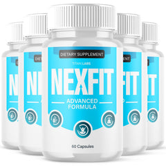 (5 Pack) NexFit Advanced Energy & Fitness Support Formula Nex Fit 300 Capsules