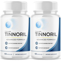 (2 Pack) Tinnoril Pills Ear Health Support & Tinnitus Relief Tinno Ril 120 Capsules
