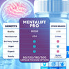 Image of (3 Pack) Mentalift Pro Nootropic Brain Support Formula Menta Lift Pro 180 Caps