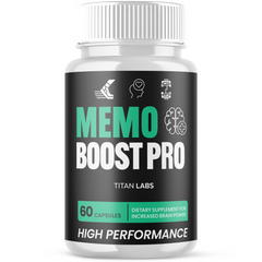 (1 Pack) Memo Boost Pro Nootropic Natural Brain Support MemoBoostPro 60 Capsules