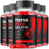 Image of (5 Pack) Horse Peak Gelatin Advanced Male Health Support Supplement 300 Gummies