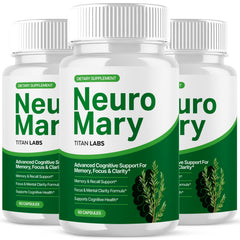 Neuro Mary Nootropic Natural Brain Health Support Formula NeuroMary 180 Capsules
