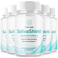 (5 Pack) SalivaShield Oral Probiotic Pills for Healthy Teeth & Gums 300 Capsules