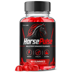 (1 Pack) Horse Pulse Gummys Advanced Male Health Support HorsePulse 60 Gummies