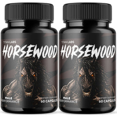 (2 Pack) Horsewood Advanced Male Health Support Formula Horse Wood 120 Capsules