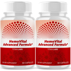HemoVital Pills Advanced Blood Health Support Supplement Hemo Vital 120 Capsules