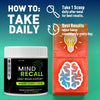 Image of Mind Recall Powder Advanced Natural Brain Support Formula MindRecall 150 Serving