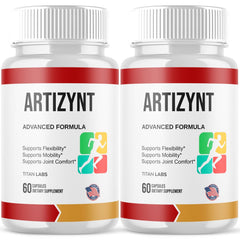 (2 Pack) Artizynt Advanced Joints & Mobility Support Formula Arti Zynt 120 Capsules