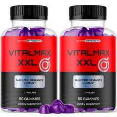 (2 Pack) Vital Max XXL Gums Advanced Male Support Formula VitalmaxXXL 120 Gummys