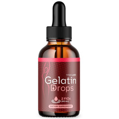 (1 Pack) Gelatin Drops Natural Health & Fitness Formula Supplement 30 Servings