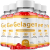 Image of (5 Pack) Gelagen Gummy Advanced Skin Health Support Formula Gela Gen 300 Gummies