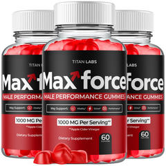 (3 Pack) Max Force Gummys Advanced Male Support Supplement MaxForce 180 Gummies