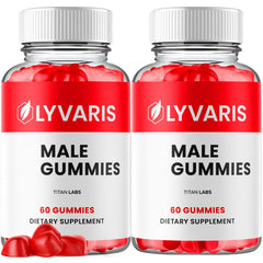 (2 Pack) Olyvaris Gummy Advanced Male Support Supplement Oly Varis 120 Gummies