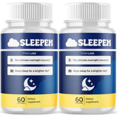 (2 Pack) Sleepem Pills Advanced Formula Brain Health Support Supplement 120 Capsules