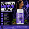 Image of (5 Pack) Nervo Max Nootropic Natural Nerve Support Formula NervoMax 300 Capsules