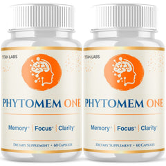(2 Pack) Phytomem One Advanced Nootropic Brain Supplement PhytomemOne 120 Capsules