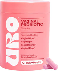 O Positiv URO Vaginal Probiotics for Women pH Balance with Prebiotics 60 Capsules