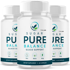 (3 Pack) Sugar Pure Balance Advanced Blood Health Support SugarPureBalance 180 Capsules