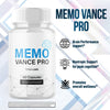 Image of (1 Pack) Memo Vance Pro Advanced Natural Brain Support MemoVancePro 60 Capsules