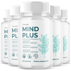 (5 Pack) Mind Plus Pills Nootropic Natural Brain Supplement MindPlus 300 Capsule