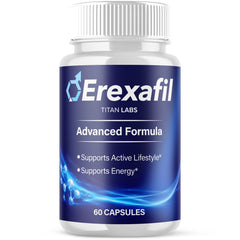 (1 Pack) Erexafil Advanced Male Health Support Supplement Erexa Fil 60 Capsules