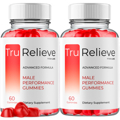 (2 Pack) TruRelieve Gummys Advanced Male Health Support Tru Relieve 120 Gummies