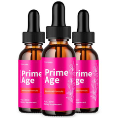 (3 Pack) Prime Age Skin Drops, Support For All Skin Types PrimeAge 90 servings