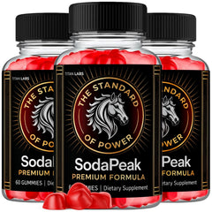 Soda Peak ACV Gummys Advanced Male Health Support Formula SodaPeak 180 Gummies