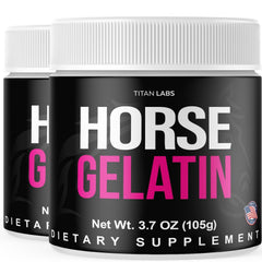 (2 Pack) Horse Gelatin Powder Male Support Supplement HorseGelatin 60 Servings