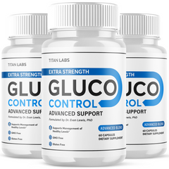 (3 Pack) Gluco Control Advanced Blood Support Formula GlucoControl 180 Capules